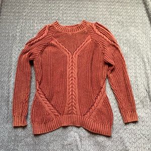 Rust/burnt orange sweater